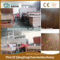 2600T floor laminating press machine / Wood grain hot press line